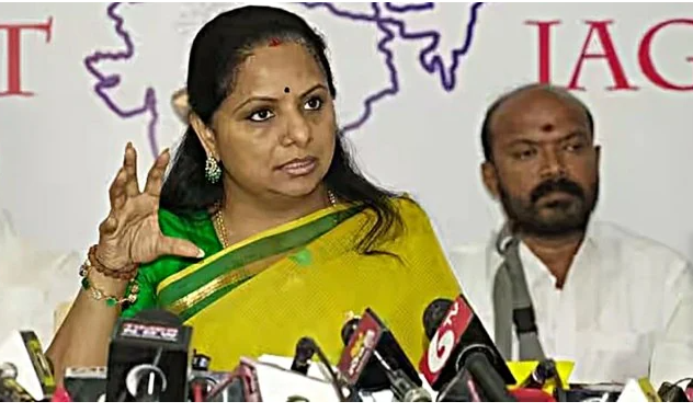 K Kavitha suspended from BRS by KCR amid family feud